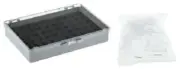 RS Pro PS STORAGE BOX 30x122x161mm 60-Compartments Foam Insert Base, Grey