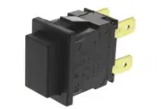 Bulgin 8300 Series Push Button Switch, Latching, Panel Mount, DPDT, 250Vac