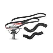 Gates Thermostat Radiator Hose Belt Kit for Nissan Navara D40M 2.5L 105KW 10-On