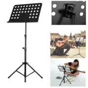 Heavy Duty Orchestral Music Stand Adjustable Sheet Stand Portable Tripod Base