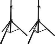 Professional PA DJ 2 Tripod Speaker Stands,4-6Ft Adjustable Height, 35Mm Compati