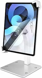 Anti Theft Desktop Tablet Stand, EXSHOW Tablet Kiosk Stand Mount with Security Lock and Key, 360°Rotating Metal Table/Countertop/POS Holder for iPad 11 Air, Galaxy tab, E-Reader, More 7-11" Tablets