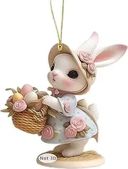 [Generic] Bunny Dangling Decor - Cute Bunny Pendant Home Decor,Holiday Parties Supplies, Decorative Props for Home Car Bag
