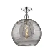 Innovations Lighting 516-1C-15-12 Athens Semi-Flush Athens Deco - Chrome