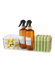 [Little Label Co] Wall Mount Adhesive Storage Container in Clear