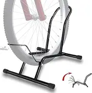 DaybreakAura Bike Stand, Floor Bike Parking Rack, Garage Bicycle Stands for Storage Indoor/Outdoor, Front and Rear Wheel Parking Rack Stand Perfect for 16"-29" Kid's Bikes/Mountain Bike/Road Bike