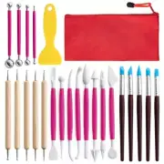 23x/Set Clay Carving Tool Pottery Sculpting Tool Ceramic Tool for Modelings