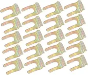 MOLUCKFU 20pcs U Shaped Brake Line Clamps Metal Pipe Positioning Clips for Automotive Hose Secure Fixation Improved Brake Performance Compatible with Various Car Models