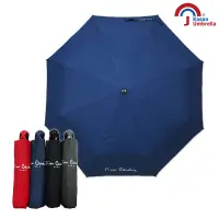 在飛比找神腦生活優惠-皮爾卡登 超潑水防風自動雨傘 藍色