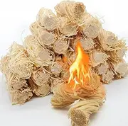 Fire Starters for Fireplace Wood Stove BBQ Campfires Chimney Unique Design Lights Faster Safe for Indoor/Outdoor Use (80)