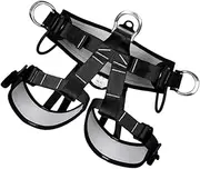 Tree Climbing Harness, Adjustable Safety Belt Climbing Harness with Straps, Strong Load-Bearing, Thick Protect Waist Belts for Fire Rescuing, Women & Men
