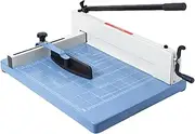 Paper Cutter Heavy Duty, A3/A4 Guillotine Trimmer with Safety Guard, Clear Cutting Guide Grids, Metal Base, for Factory School Office Accessories (A4)