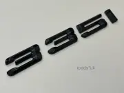 NEW GLOSS BLACK 335i BADGE REAR BOOT BACK FITS BMW 3 SERIES