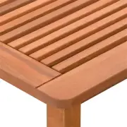 Miramar Natural Wood Small Square 20 x 20 x 17 Outdoor Side Table
