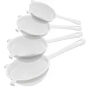 4 Pcs Plastic Nylon Fine Mesh Strainer with Handle, Sieve Fine Mesh Colander ...