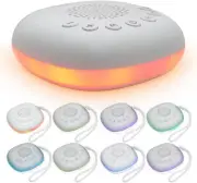 White Noise Machine, Portable Sound Machine for Baby Adult Sleeping, 20 Sooth...