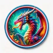Dragon Patch iron-on Applique Geeks & Gamers Creature Myths Greek Legend Cryptid