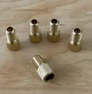 5 pcs Presta to Schrader Valve Adapter Converter Bicycle Pump/Tube Adapter