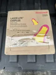 Honeywell Howard Leight Laser Lite Pre-Shaped Foam Earplugs Individually Wrapped