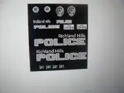 Richland Hills Texas Police Vehicle Decals 1:64 two for one money