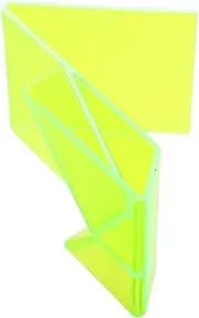 Plastic Car Speaker Bracket Holder Portable Speaker Mount Tilted Tabletop Speaker Stand for Audio Small Speakers Studio Monitors Yellow