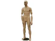 Mannequin Male Manequin Manikin Dress Form Display With Adjustbale Arms #BC8