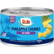 Dole Pineapple Chunks In Syrup 234g