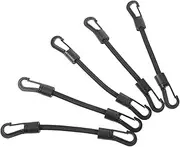 Toyvian Outdoor Camping Supplies 5 Pack Small Buckle Straps Hooks for Bungee Ropes