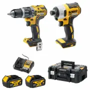 Dewalt DCZ207M2T-XE - 18V Brushless 2 Piece Drill/Driver Combo Kit (2 x 4.0Ah)