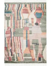 [Miss Amara] Tribal Indoor Outdoor Rug in Multi