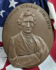 Thaddeus Stevens – Plaque in Bonded Bronze