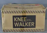 ELENKER Knee Walker Steerable Medical Scooter W/Dual Braking System Blue MT-9251