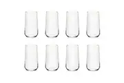 2 x 4pc Wiltshire Allegra Long Tall Drinking Glass Tumblers Cups Set 470ml