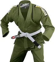 [Buddha Fight Wear] Premium Infinity Brazilian Jiu Jitsu/BJJ Gi Kimono with White Belt Unisex Adult