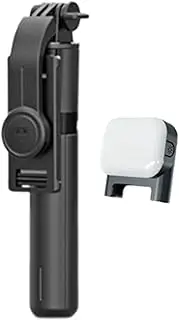 Portable Selfie Stick Tripod, Mobile Phone Fill Light Selfie Stick, Retractable Wireless Selfie Stick, 360 Degree Rotatable Selfie Stick, Wireless Selfie Stick For Smartphones, Selfie Stick With Fill