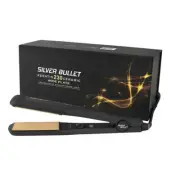 SILVER BULLET KERATIN 230 WIDE PLATE HAIR STRAIGHTENER +Matt, CLIPS, COMB & BRU
