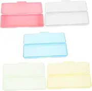 VICASKY 5pcs Eyelash Tweezer Storage Case Portable Organizers for Lash Tweezers Durable and Stylish Holder Easy for DIY Eyelash Extensions