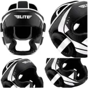 Black Head Gear Training Fight Protect Guard Helmet Boxing Headgear Sparring