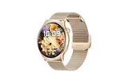 Smart Watch for Women (Answer/Make Calls), 1.43'' AMOLED Always On Display, Waterproof Smartwatch with 100+ Sports Modes, Heart Rate Monitor, Fitness Watch for iPhone Android, Round(Rose Gold)