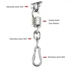 Hammock Swing Chair Hanging Kit Stainless Steel Swivel Hook Ceiling Mount Spring
