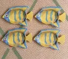 POTTERY BARN FISH APPETIZER TIDBIT PLATES Melamine NEW