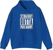 [Sumairah] Funny Police Officer Academy Graduation Gift T-Shirts Straight Outta Hoodie for Men Women