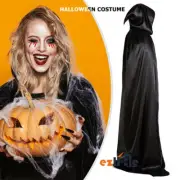 Cosplay Adult Dress up Costume Hooded Robe Cloak Party Vampire Halloween Cape
