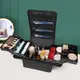 手提專業防水化妝包收納包簡約便攜美甲紋綉化妝師工具箱跟妝盒