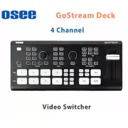 OSEE GoStream Deck Video Switcher 4-Channel USB HDMI-Compatible Live Streaming
