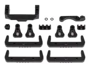 Team Associated RC10B7 Battery, Fan & Servo Mounts Set [ASC92418]