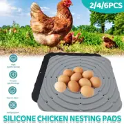 2-6Pcs Reusable Chicken Nesting Pads Accessories Nesting Box Liners Poultry Mat