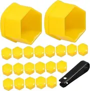 BUGUUYO 40pcs Wheel Center Caps Car Rim Center Hub Caps Set Sturdy and Stylish Modification Rim Covers for Vehicles