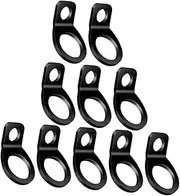 CRILSTYLEO 10-pack Stainless Steel Tie down Anchor Hooks Heavy Duty Rv Car Trailer Tarp Strapping Hooks for Trucks Rvs