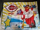 RARE Set Cincinnati Reds/Meijer Gapper 2 standard size pillowcases